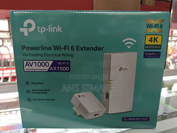 TP-Link TL-WPA7817 KIT Wi-Fi 6 Powerline Extender - 1