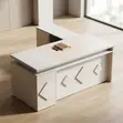 Ofisi ya Kisasa ya L-Shape Executive Desk - 1