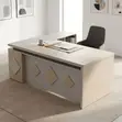 Ofisi ya Kisasa ya L-Shape Executive Desk - 2