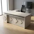 Ofisi ya Kisasa ya L-Shape Executive Desk - 3
