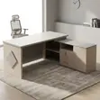 Ofisi ya Kisasa ya L-Shape Executive Desk - 4