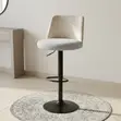Kiti cha Baa cha Kisasa cha Kitambaa Kinachoweza Kurekebishwa - 3
