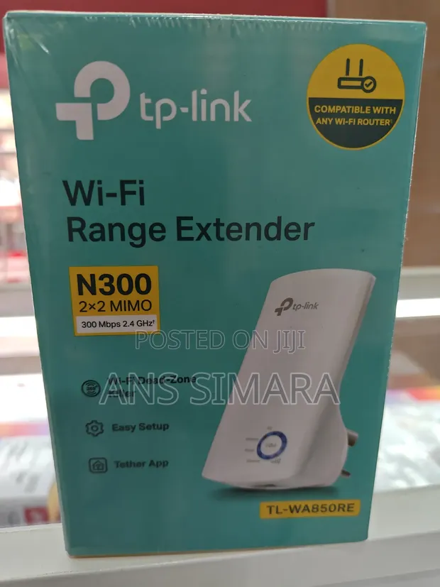 TP-Link TL-WA850RE N300 Wi-Fi Range Extender - 1