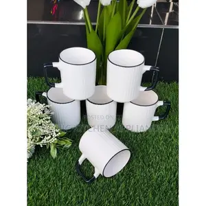 Seti ya Mugs 6 za Keramik Mbalimbali