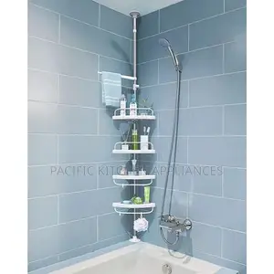 4-Tier Telescopic Corner Shelf Caddy Shower