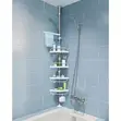 4-Tier Telescopic Corner Shelf Caddy Shower - 1