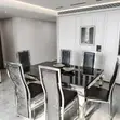 6 Seater Marble Dining Set - Modern Family Dining Table - 4