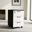 Kabati la Ofisi la 3-Drawer Pedestal - 1