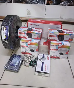 Hikvision 4CH Full Color CCTV Kit - 2 Dome, 2 Bullet, 2-Way Audio