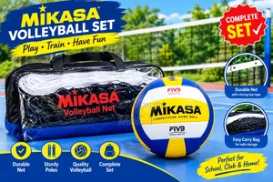 Mikasa Volleyball Net Set with Free Volleyball