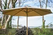 Parasol ya Bustani ya 2.7M yenye Nguo Zinazoweza Kubadilishwa - 2