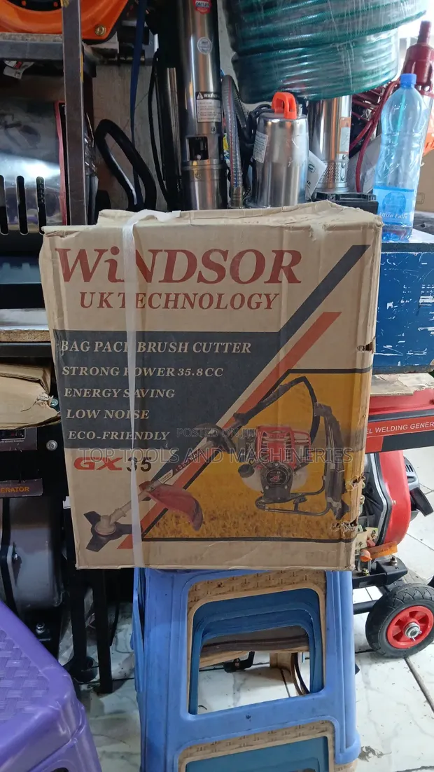 Windsor GX35 4-Stroke Brush Cutter ya Mgongoni - 1