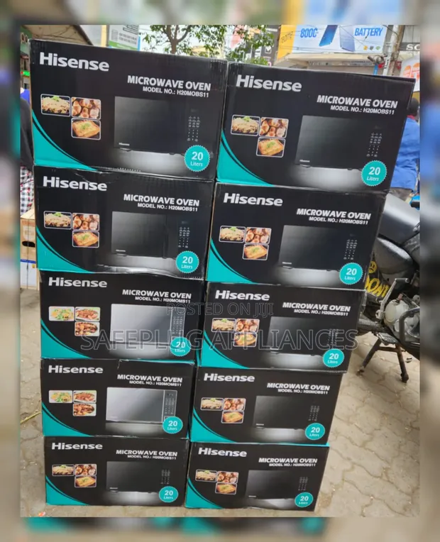 Hisense Microwave Oven - Nyeusi/Fedha - 1