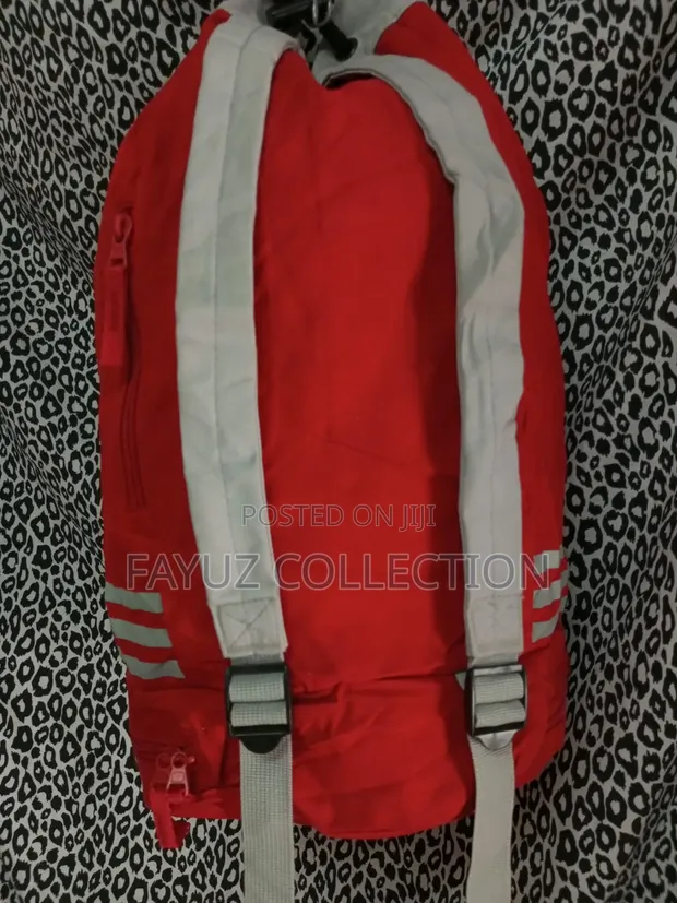 Mkoba wa Adidas wa Kamba - Mwekundu - 1