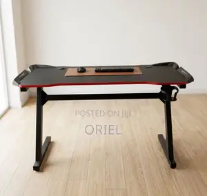 120cm Ergonomic Gaming Desk - Black