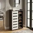 Modern Sliding Door Shoerack - 8 Tiers - 1