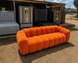 4-Seater Orange Bubble Sofa - Modern Design - 2