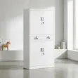 Kabati la Metali Milango 4 na Droo - Nyeupe - 3