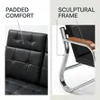 Sofa Set Nyeusi ya Viti 5 kwa Hospitali - 1