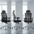 Kiti cha Ofisi cha Ergonomic cha Mtendaji chenye Usaidizi wa Kiuno - 2