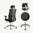 Kiti cha Ofisi cha Ergonomic cha Mtendaji chenye Usaidizi wa Kiuno - 5