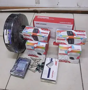 Hikvision 4 Camera Kit - 2 Dome + 2 Bullet Full Color Security Cameras