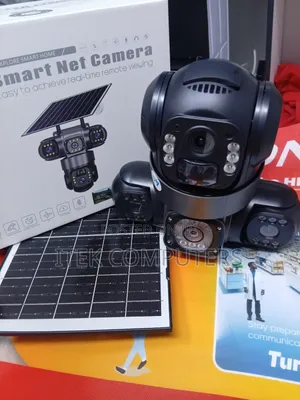 WiFi Triple Lens Solar Camera with PTZ Remote Viewing