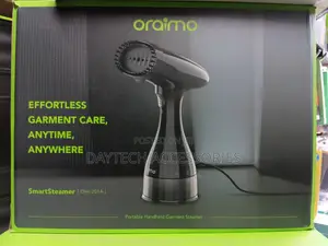 Oraimo SmartSteamer OHI-201A 1500W ya Kushikilia Nguo - Nyeusi