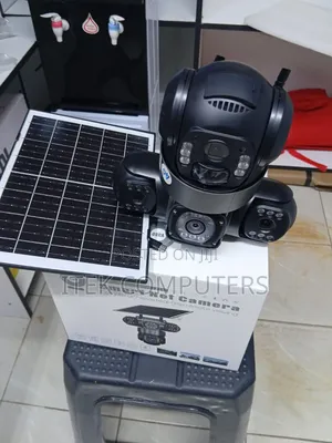 V380 Triple Lens Solar Camera with Remote Pan/Tilt