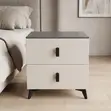 Modern Bedside Drawers - 2 Drawer Table - 1