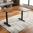 Electric L-Shape Standing Desk - 1.4m, Dual Motor - 5