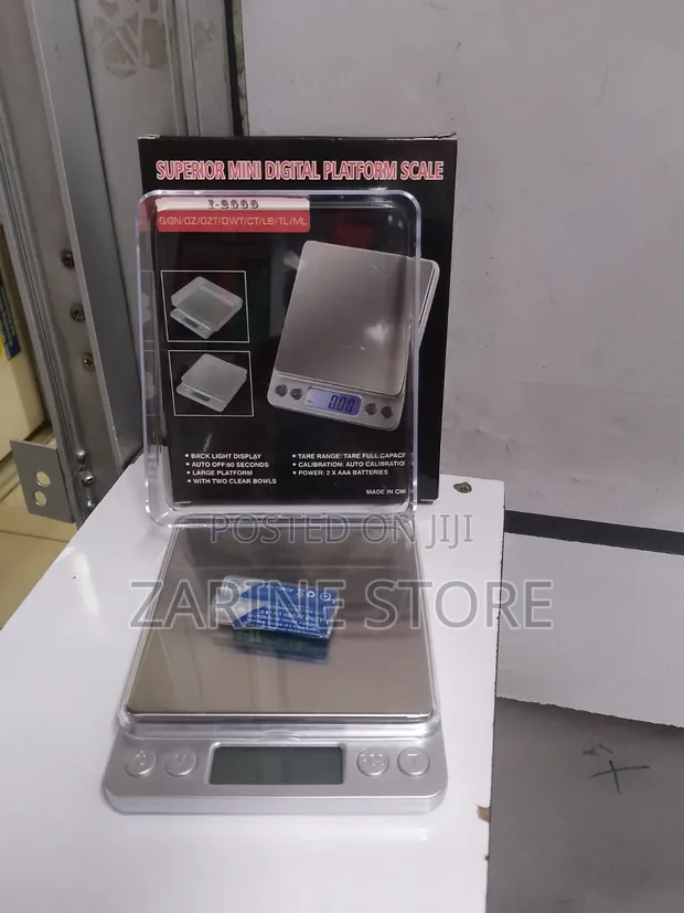 Mini Digital Platform Scale 3kg/0.1g - 1