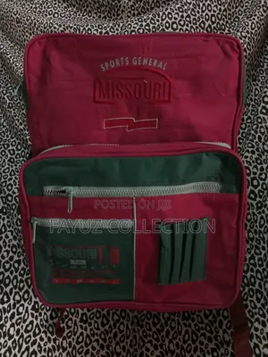 Vintage Missouri Backpack - Pink/Green