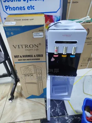 Vitron V950 Water Dispenser 3 Taps Black and White