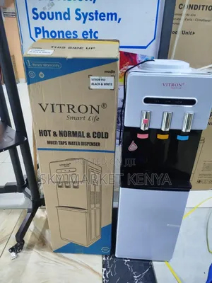 Vitron V950 Water Dispenser 3 Taps Nyeusi na Nyeupe