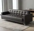 Sofa ya Ofisi ya Ngozi ya Viti 3 - 4