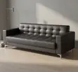 Sofa ya Ofisi ya Ngozi ya Viti 3 - 5