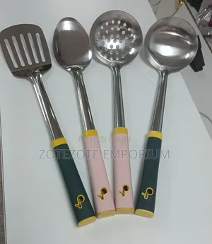 Seti ya Vijiko 4 vya Nylon vya Kuhudumia