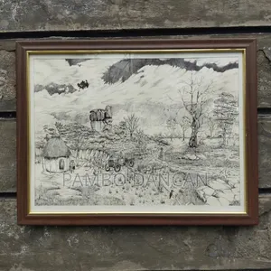 Artwork: Bic on Paper - The River and Source