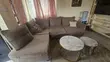 Sofa ya L-Shape Mpya ya Viti 5 na Meza ya Kahawa ya Marumaru - 3