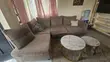 Sofa ya L-Shape Mpya ya Viti 5 na Meza ya Kahawa ya Marumaru - 4