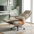 Office PU Leather Chair with Modern Armrest - 4