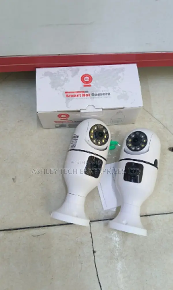 Kamera ya CCTV ya Balbu ya V380Pro Dual Lens - 1