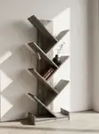 Tree Shaped Wooden Office Bookshelf - 1
