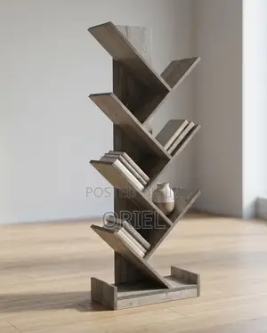 Tree Shaped Wooden Office Bookshelf
