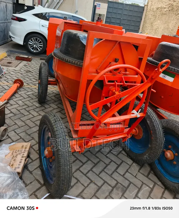 Heavy Duty Indian Concrete Mixer - 500L, 6.5HP Diesel - 1