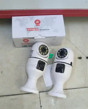 V380 Dual Lens 360° Bulb CCTV Camera