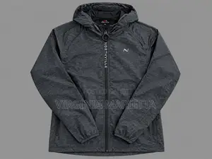 Northville Dark Grey Hooded Runner Jacket - Size M