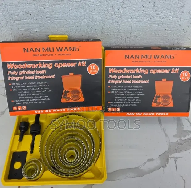 16pcs Woodworking Hole Opener Kit - 1