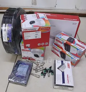 Hikvision 4-Camera CCTV Kit (2 Dome, 2 Bullet) - Mwonekano wa Rangi Usiku